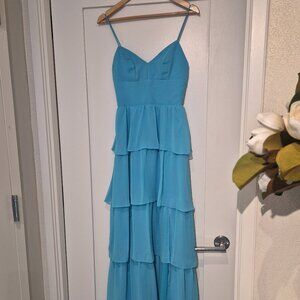 Summer chiffon dress small